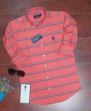 Cotton Stripes Full Sleeves Regular Fit Mens Casual Shirt